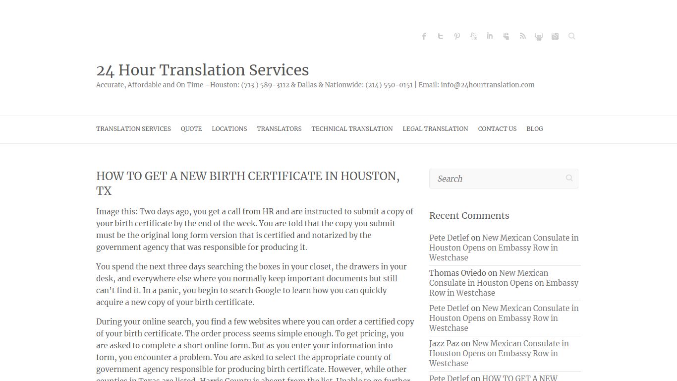 HOW TO GET A NEW BIRTH CERTIFICATE IN HOUSTON, TX